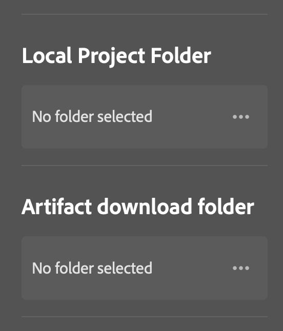 mapping folder