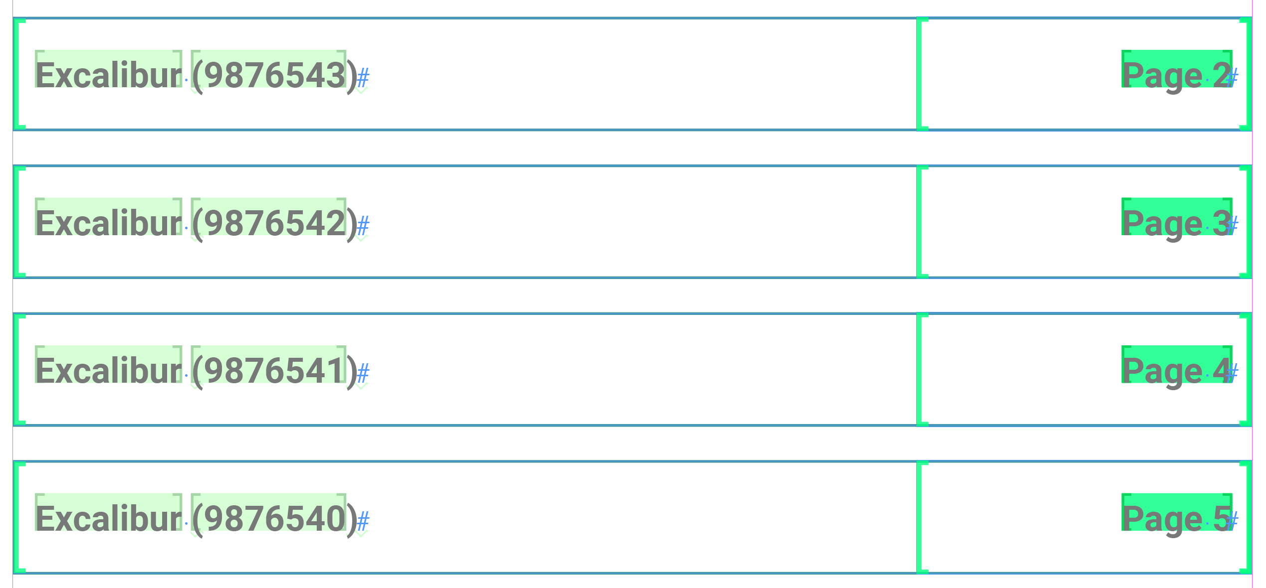 TOC-entry-templates with replaced pagenumber