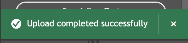 upload success